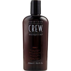 AMERICAN CREW by American Crew 3 IN 1 (SHAMPOO, CONDITIONER, BODY WASH) 8.4 OZ