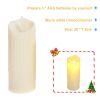 1pc Christmas Colorful Dream Crystal Candle Light LED Glitter Flameless Candles 7 Color Changing Romantic Light Party Home Decor