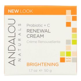 Andalou Naturals Renewal Cream Brightening Probiotic plus C - 1.7 fl oz (SKU: 788828)