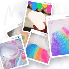 Rainbow Soap Cloud Bath Salt Moisturizing Exfoliating Cleaning Body Skin Bubble Bath Bombs Multicolor For Baby (size: White)