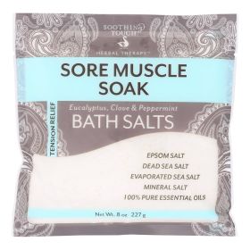 Soothing Touch Bath Salts - Muscle Soak - Case of 6 - 8 oz (SKU: 2160588)