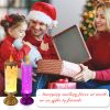 1pc Christmas Colorful Dream Crystal Candle Light LED Glitter Flameless Candles 7 Color Changing Romantic Light Party Home Decor